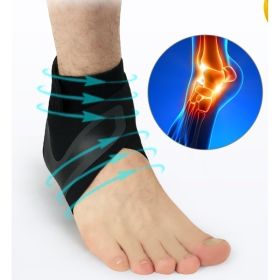 Ankle Support Brace Safety Running Basketball Sports Ankle Sleeves (Option: M-1pc-Left)